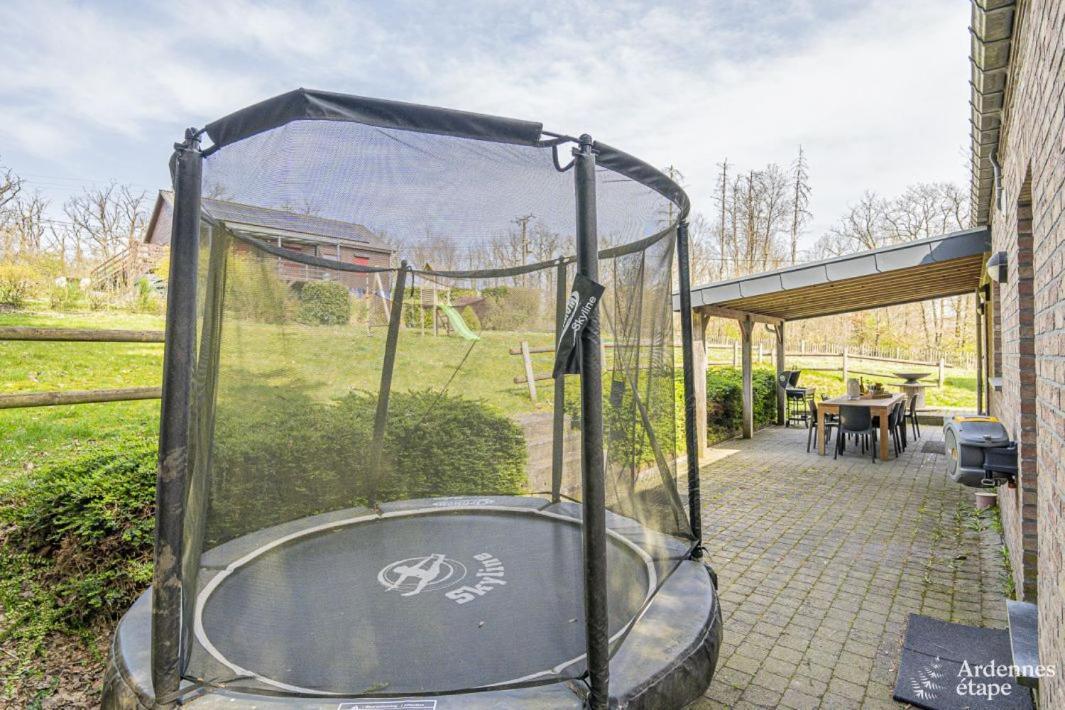 Villa Du bonheur met Sauna en Jacuzzi Somme-Leuze Exterior foto